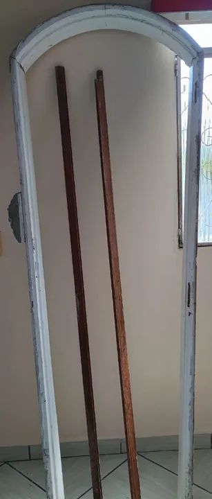 Porta de banheiro em mogno - Foto 3