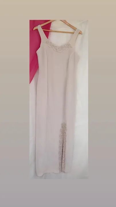 VESTIDO SOCIAL LONGO EM CREPE - Foto 4