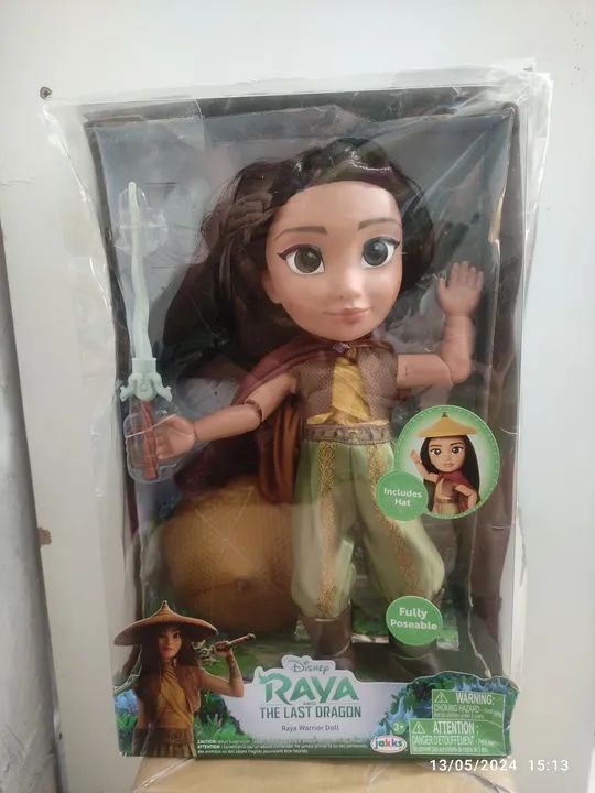 Boneca Disney Raya E O Último Dragão Jakks Pacific 
