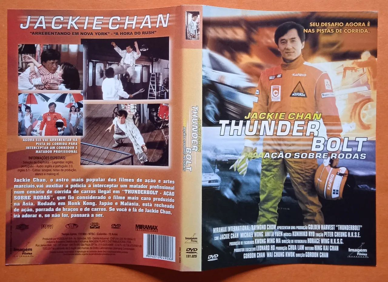 Dvd Thunderbolt  Ação Sobre Rodas - Jackie Chan - Foto 3