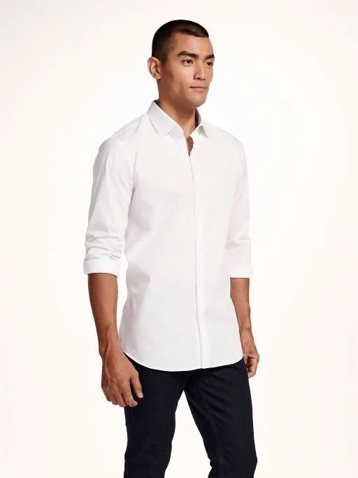 Camisa social masculina perfeita para uniformes 
