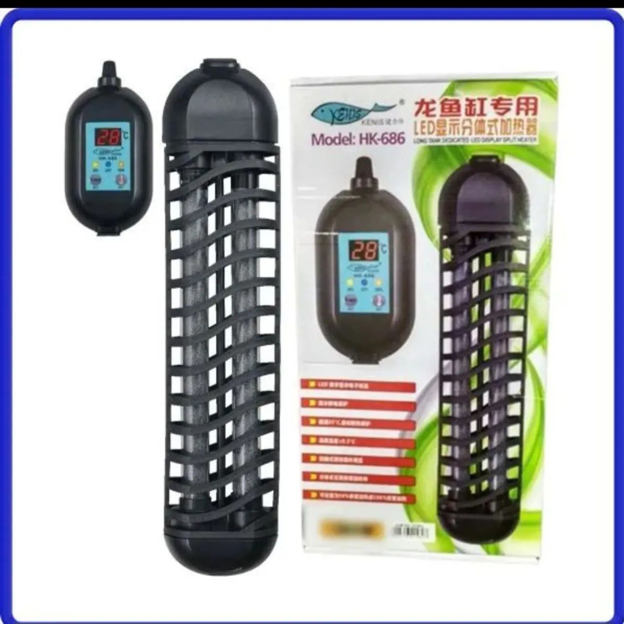 Termostato/aquecedor para aquario