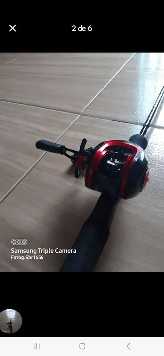 Kit marine boy vara e carretilha - Foto 4