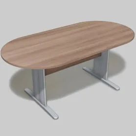 Mesa de Reunião Oval| OSL 13010 | - Design Moderno e Funcional para Reuniões Corporativas