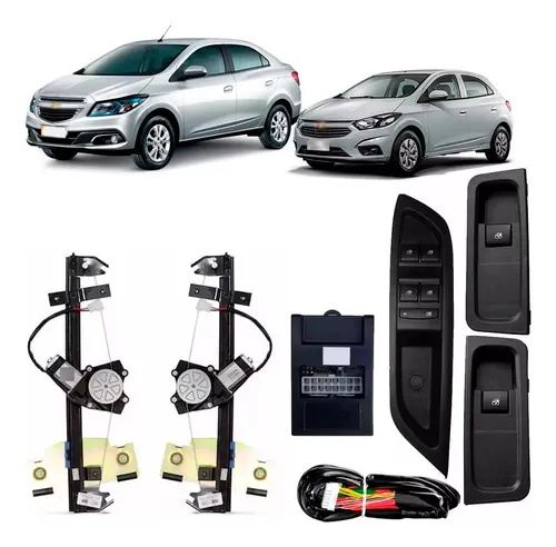 Kit Vidro Elétrico Onix Lt Traseiro 2017a 2020 Original 