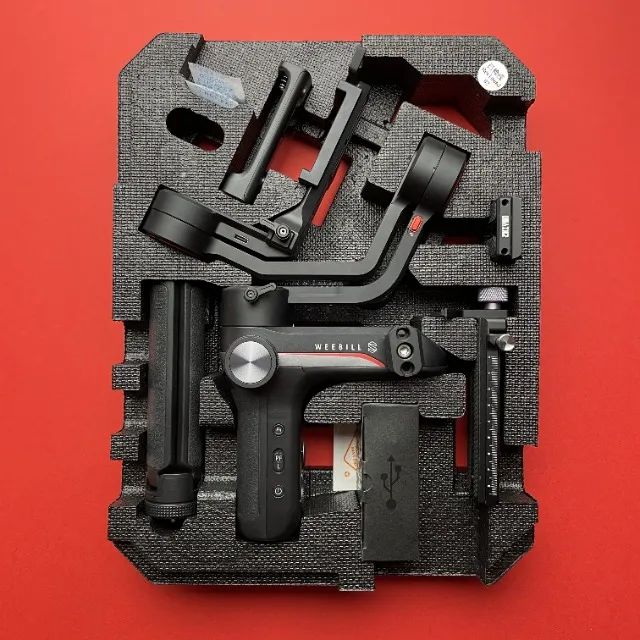 Estabilizador Gimbal Zhiyun Weebill S + Acessórios - Foto 5