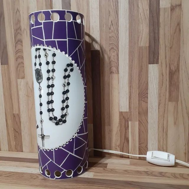 Luminária Religiosa PVC com lâmpada - Foto 4