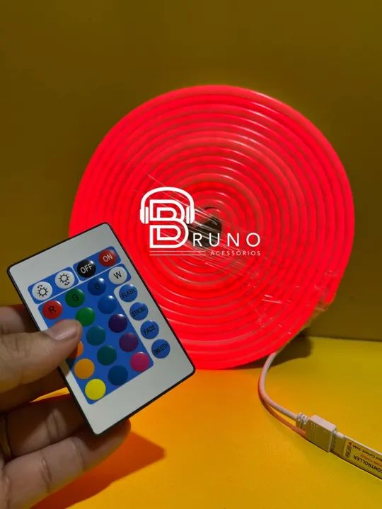 Mangueira Neon RGB C/ Controle 