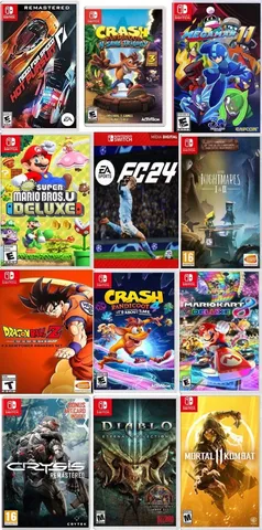 Nintendo switch 2024 games olx