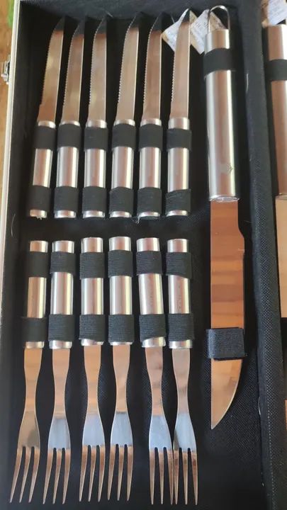 Kit Churrasco Corinthians Facas Conjunto - Foto 2