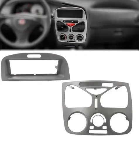 kit Moldura Painel Central Som Ar Fiat Palio Weekend Strada Siena Celebration