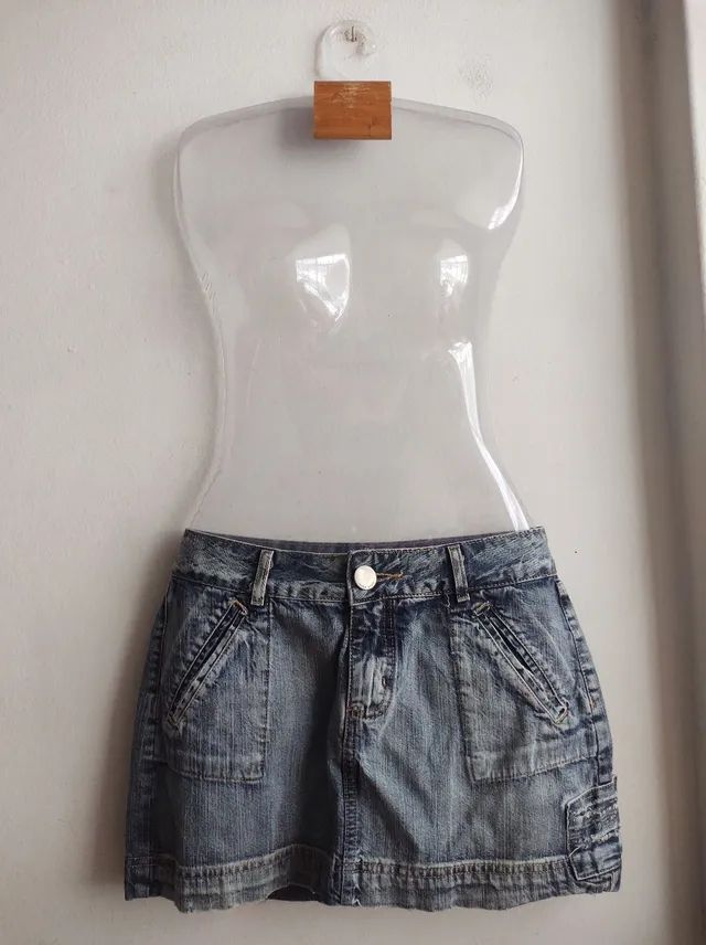 Saia jeans tamanho 40 cea