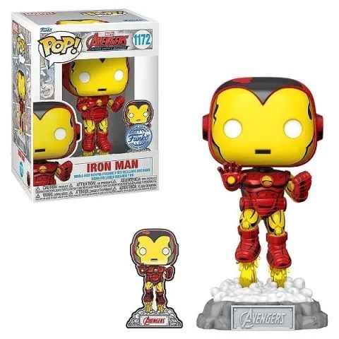 Funko Pop Iron Man with Pin 1172