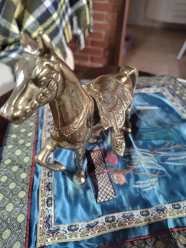 Escultura cavalo em bronze 