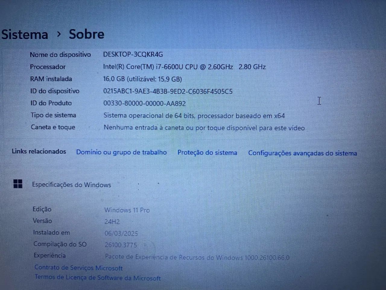Notebook Gamer Dell i7 256 SSD 16GB de RAM - Foto 4