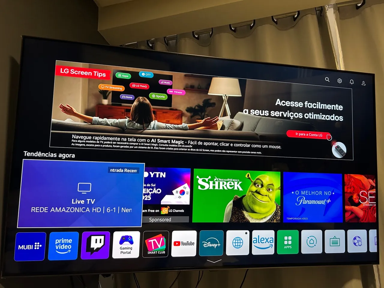 Smart TV LG NANO85 65? 120hz