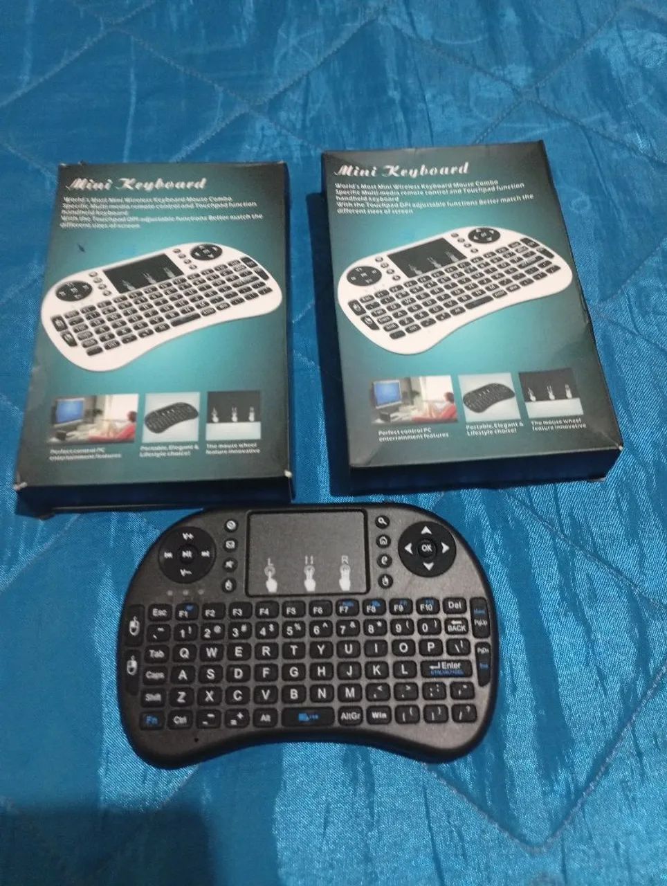 Mini Teclado Wireless com Touchpad - Praticidade na sua TV - Foto 3