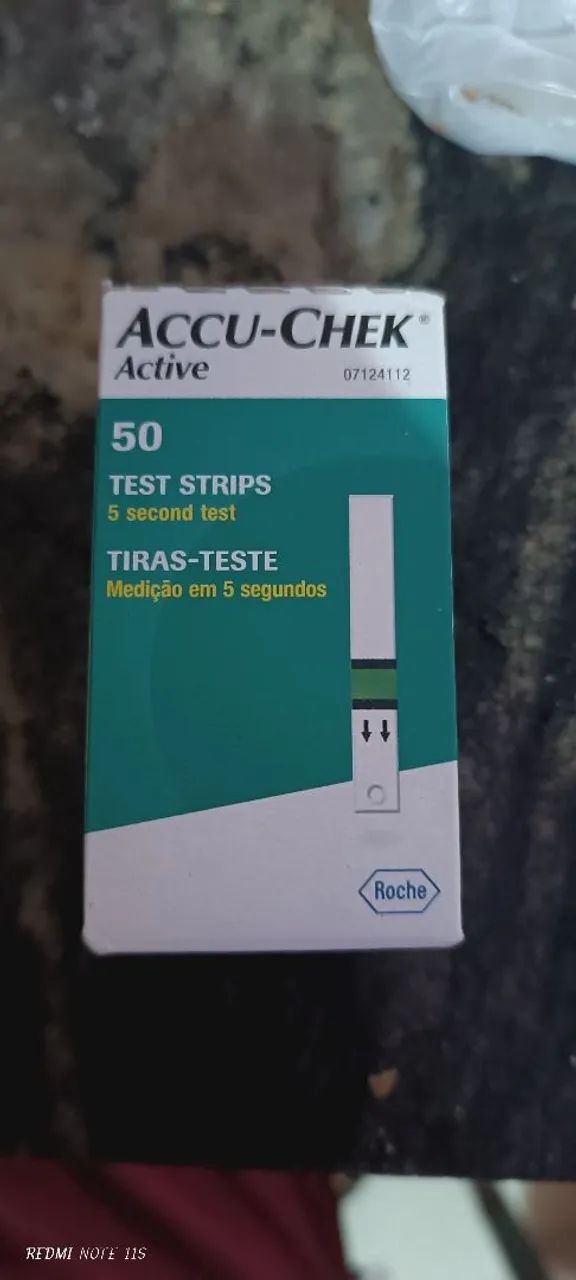 Fitas de teste diabético 