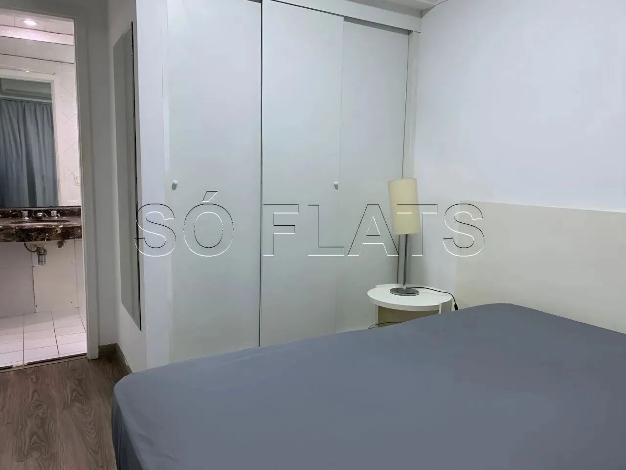 Studio mobiliado disponível para locação com 33m², 1 dormitório e 1 vaga. - Foto 5