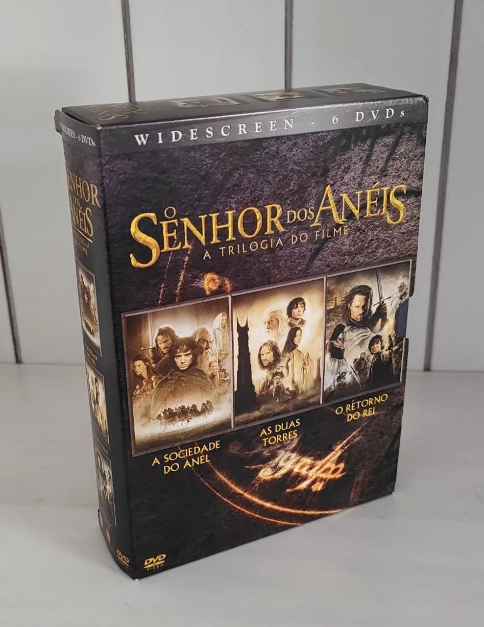 Box DVD Senhor dos Anéis - A Trilogia do Filme