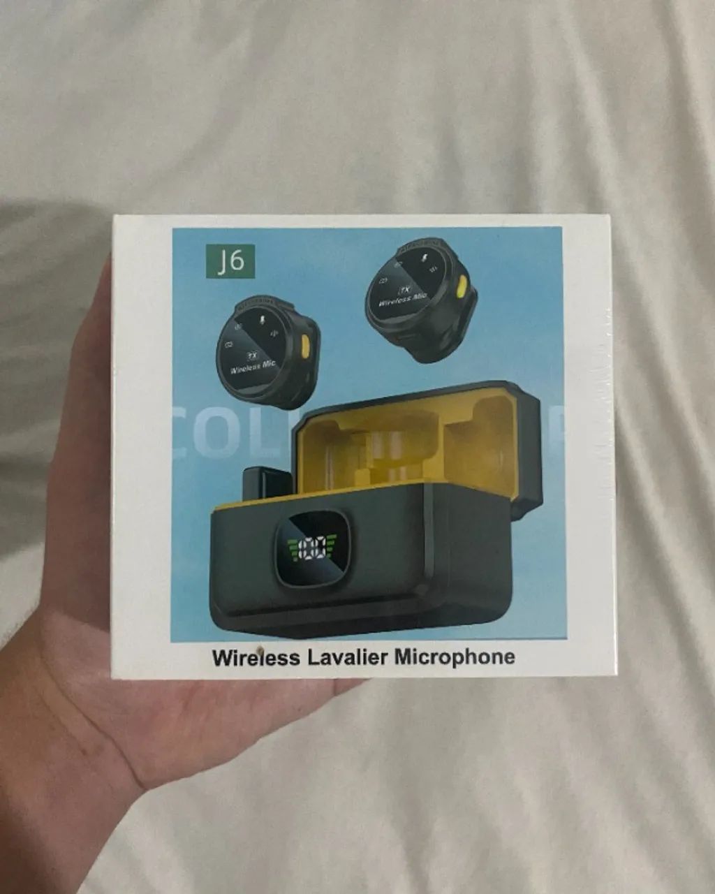 2 Microfones Lapela Xiaomi J6 - Cancelamento de ruído