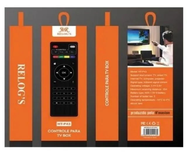 Controle de TV box