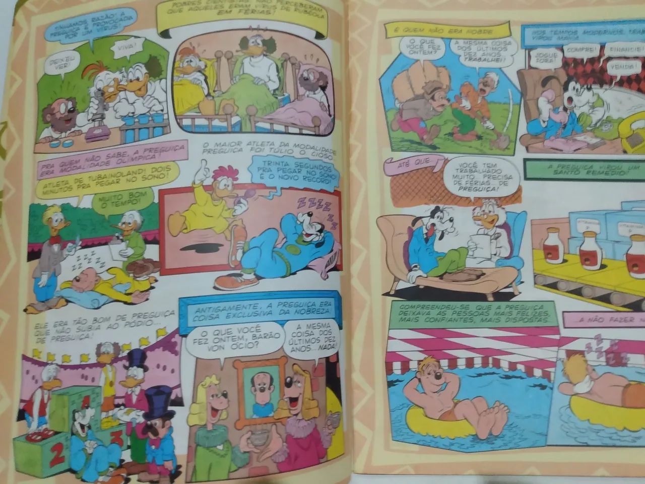 Revistas Da Disney Antigas - Disney Sabe Tudo Zé Carioca Na Área Quac !  - Foto 3