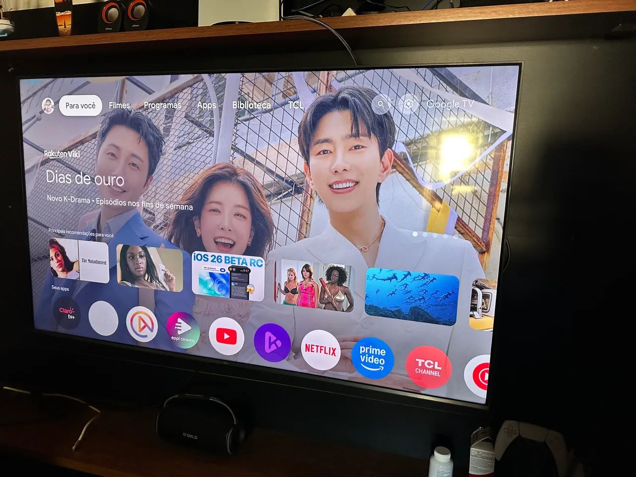 Smart TV TCL 65 Polegadas QLED Mini LED 4K C6K TV 4 HDMI 144Hz63824073813633120