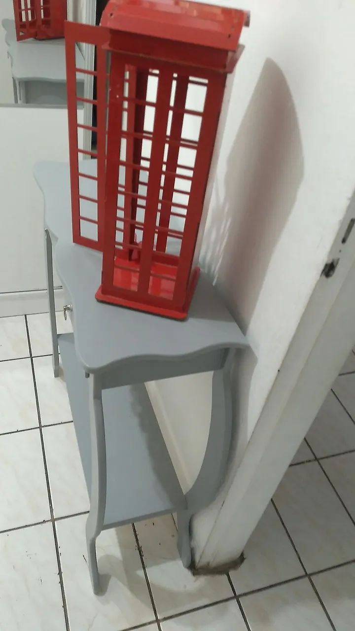 Aparador ótimo estado mais depósito decorativo de banheiro para papel - Foto 5