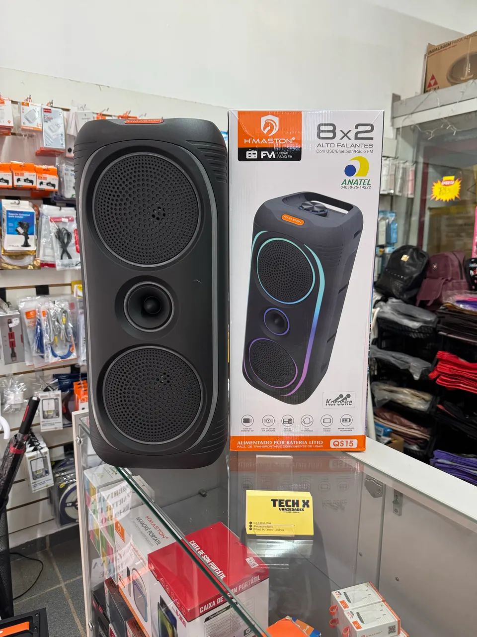 Caixa de Som Bluetooth Karaokê MP3 sem Fio  - Foto 3