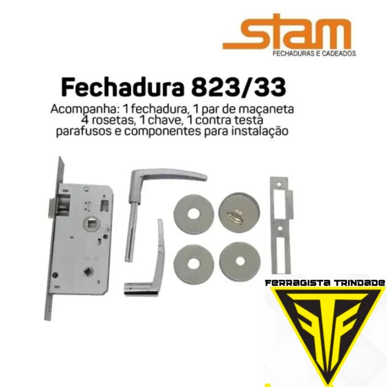 Fechadura Stam 823/33 - Segurança para sua casa!