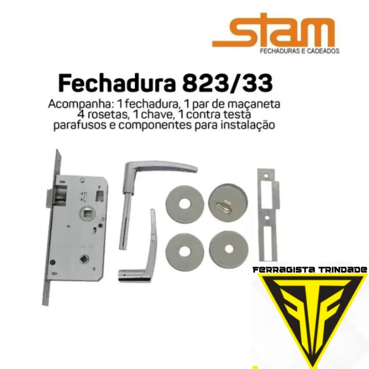 Fechadura Stam 823/33 - Segurança para sua casa!