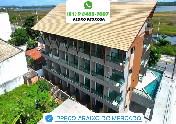 PORTO DE GALINHAS - 54 m² com 2 quartos sendo 1 suíte.