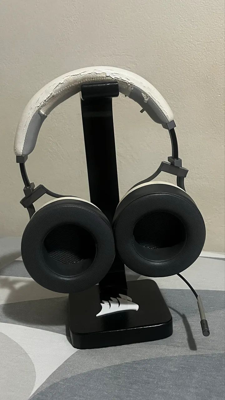 Headset corsair virtuoso / branco  - Foto 4