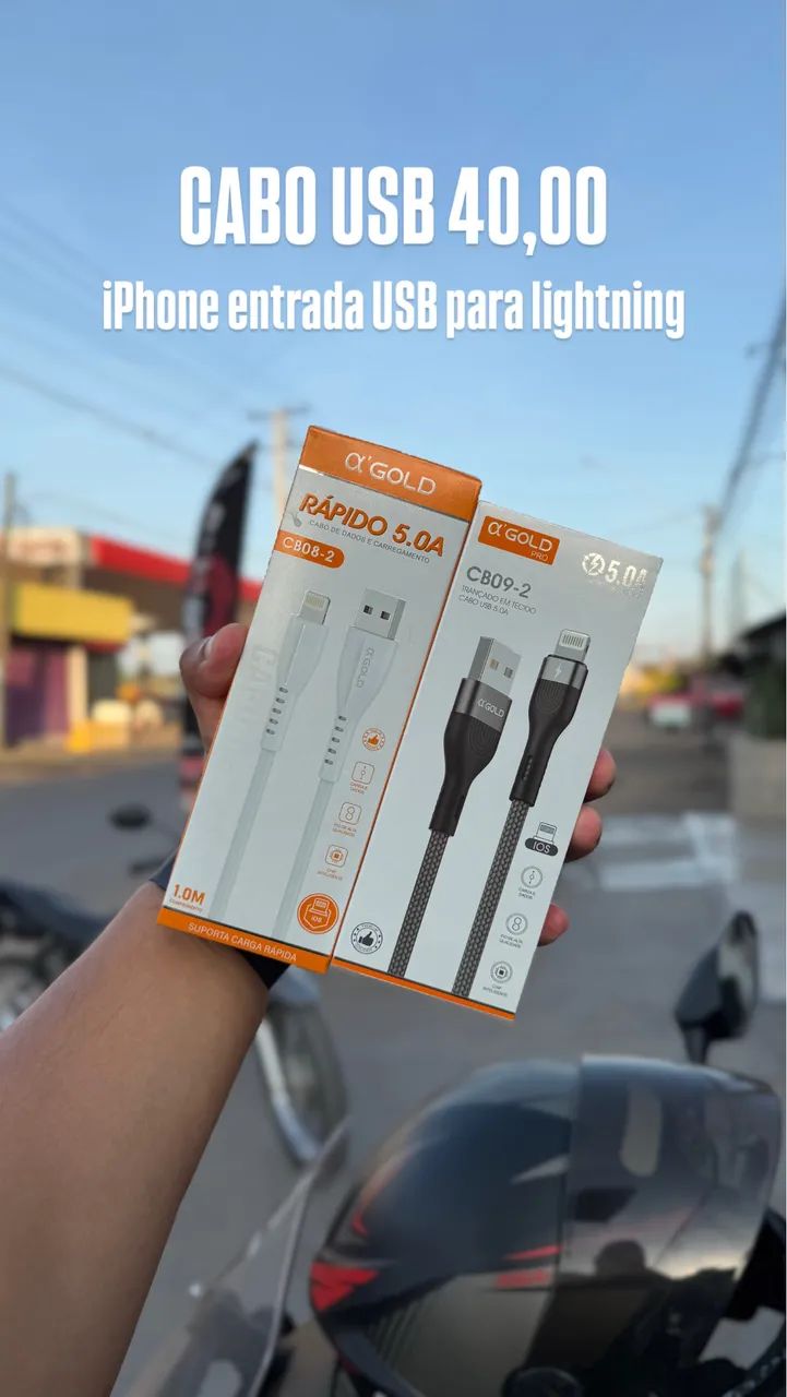 Carregador de iPhone e Android  - Foto 3