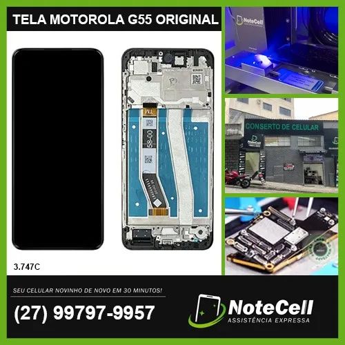 Tela / Display para Moto G55 ORIGINAL - Instalação em 30 Minutos!