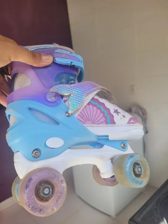 Patins sereia Infantil Tamanho 36 - Foto 2