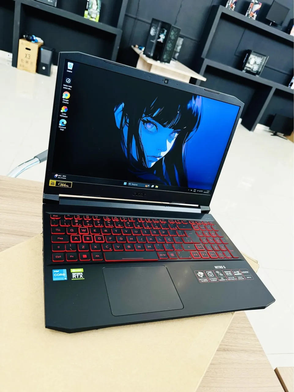 NITRO 5 RTX 3050 / SOMOS LOJA FÍSICA ACEITAMOS TROCAS