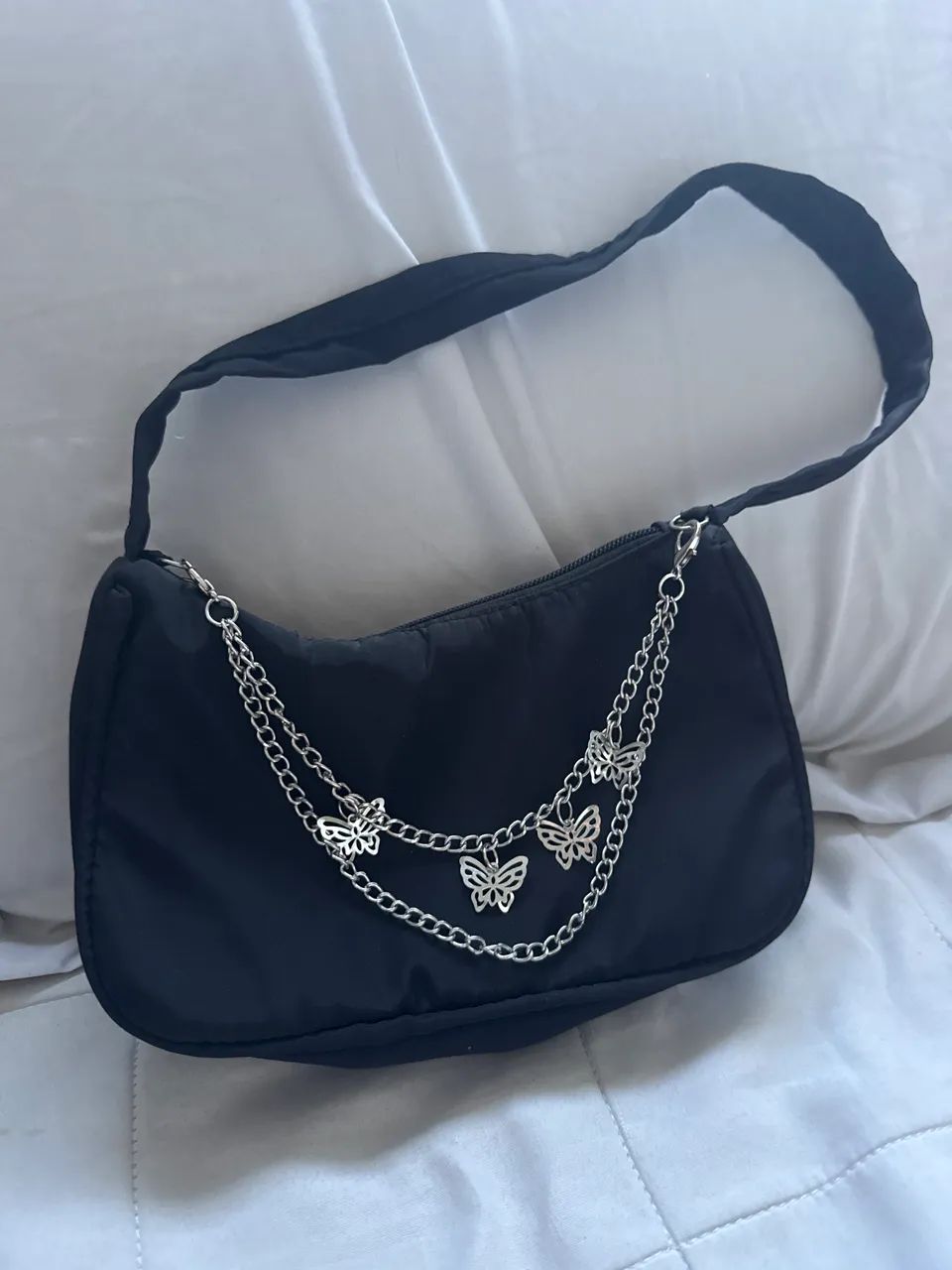 Bolsa de ombro preta 