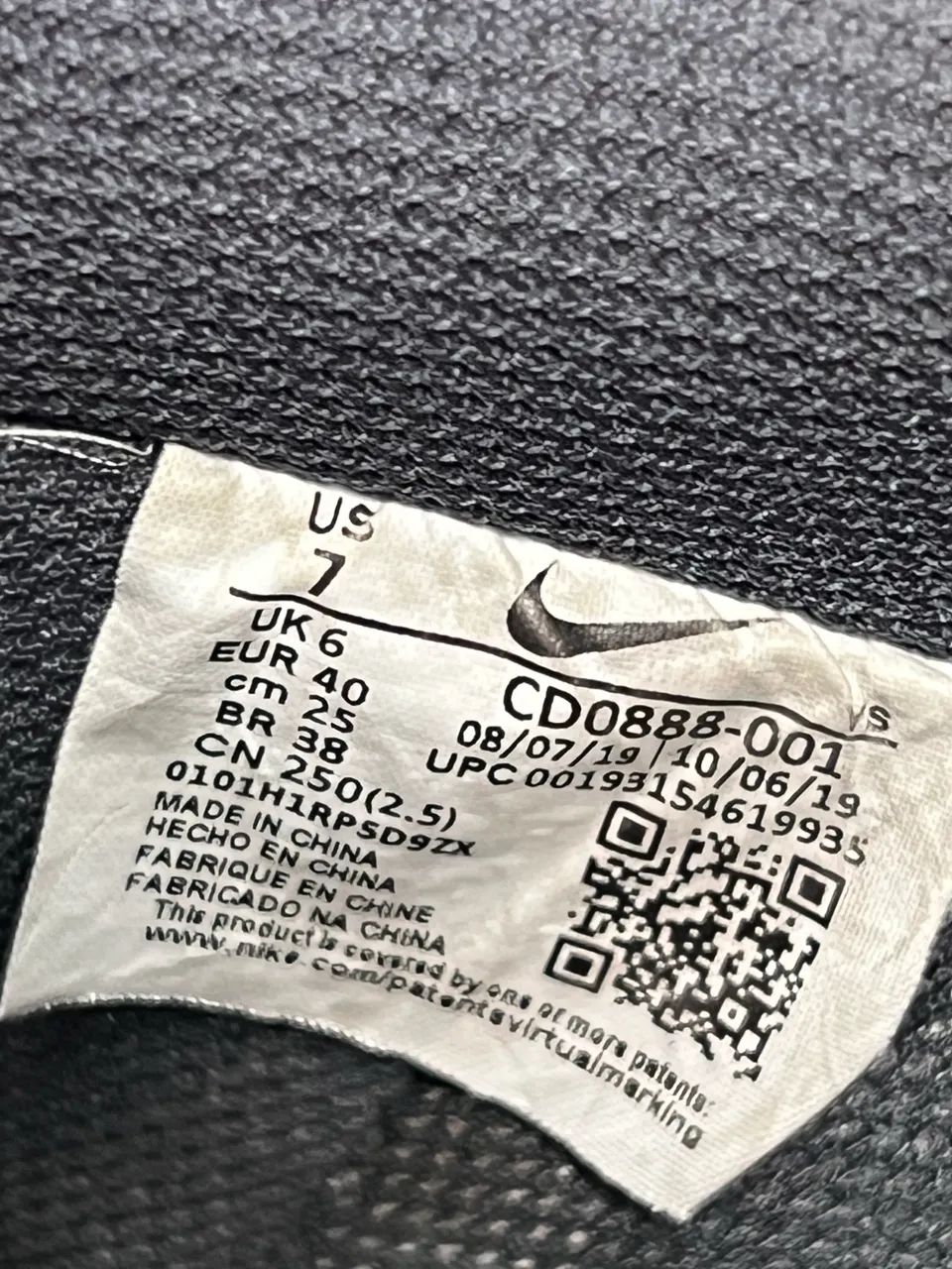 Air Force Black Anthracite 38 original  - Foto 5
