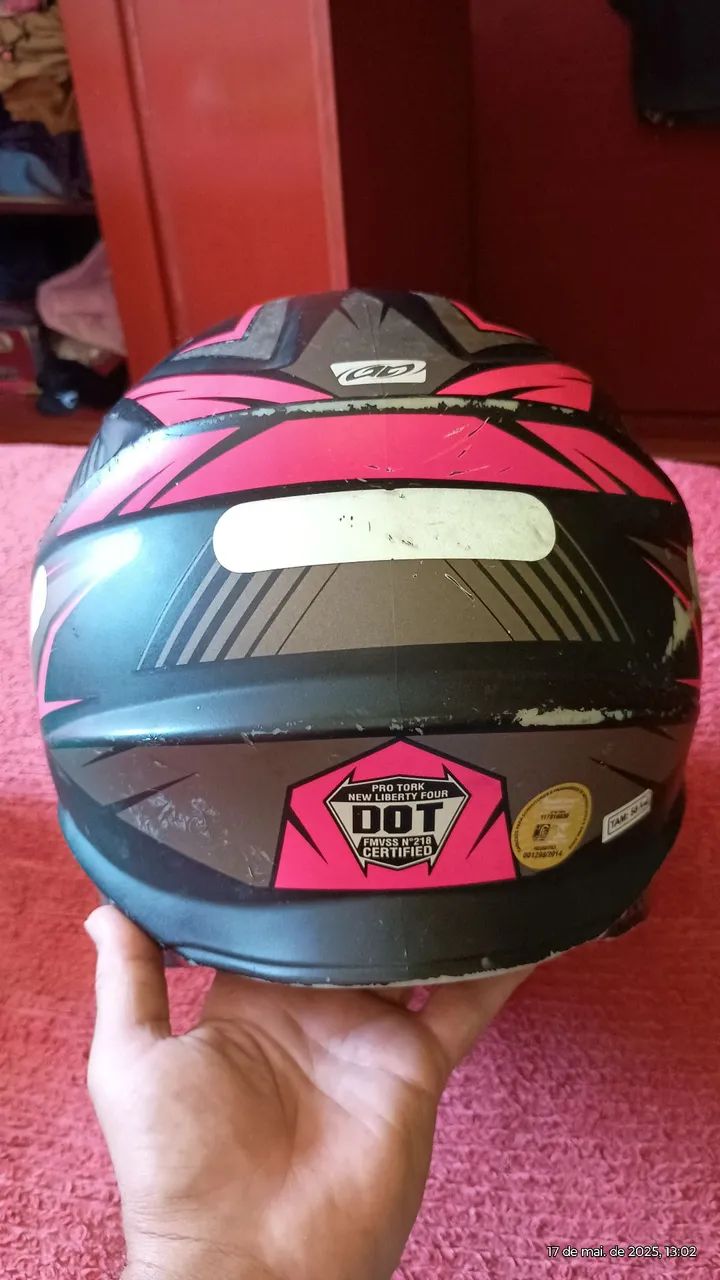 Capacete Tork -  tamanho 58 - Foto 4