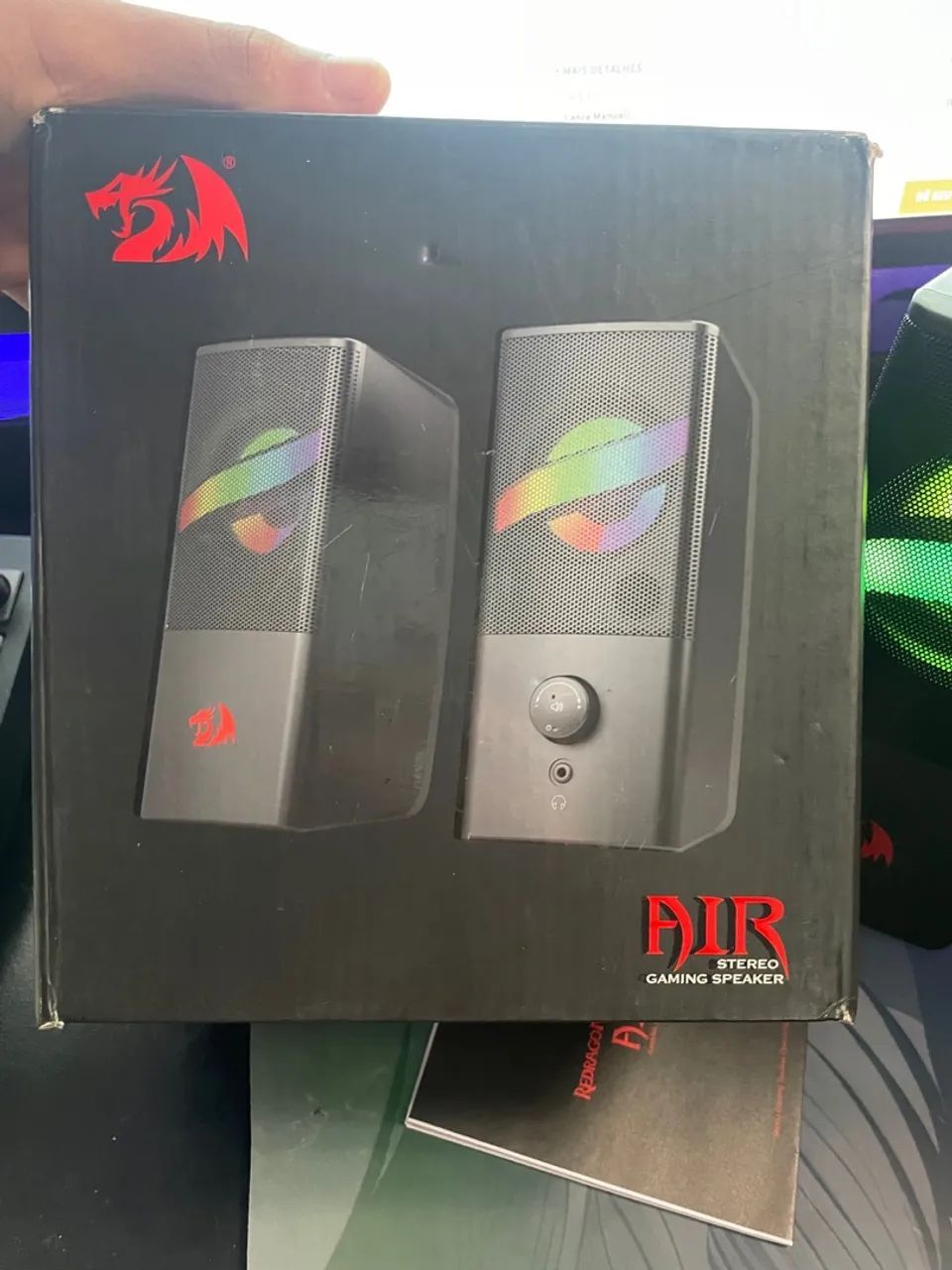 Caixa de Som Redragon Air - Gamer com LED - Foto 2