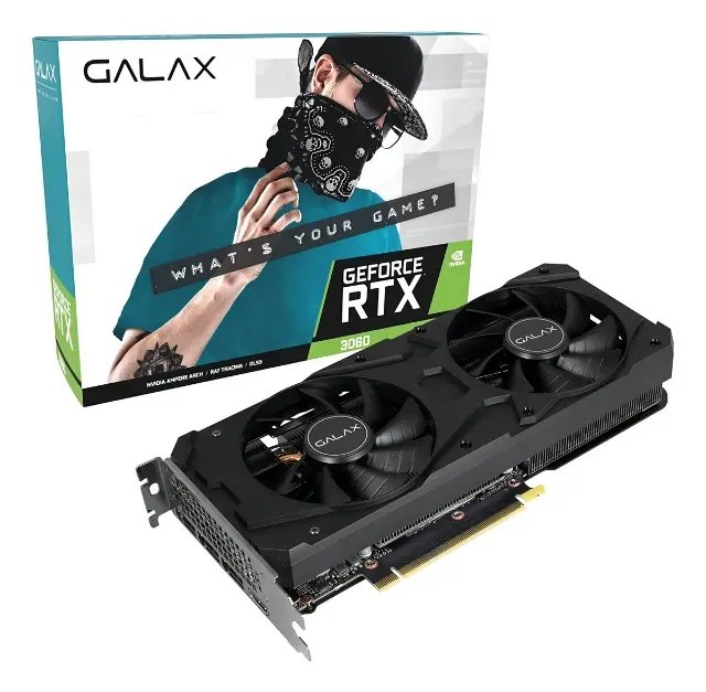 RTX 3060 - 12 GB - GALAX - Semi-nova