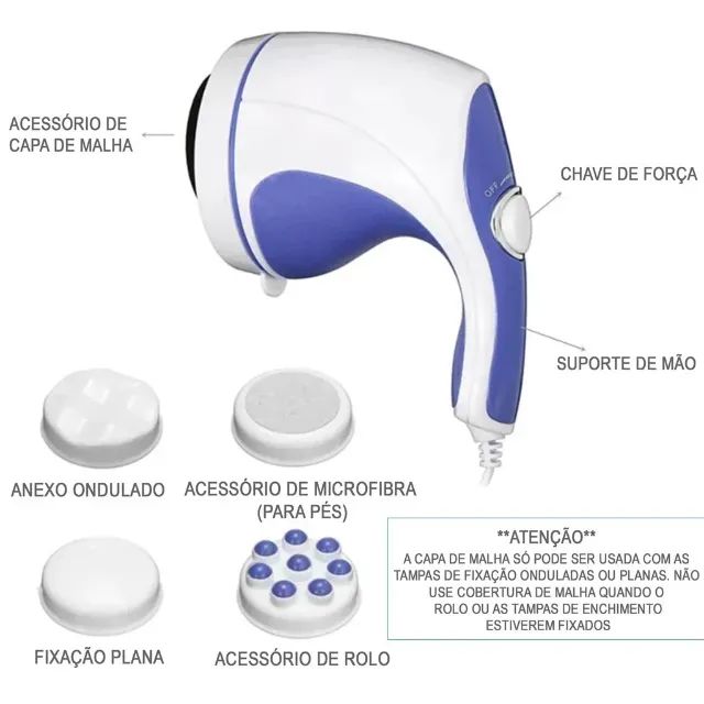 Drenagem Linfática Massageador Orbital Spin Relax Premium - Foto 2