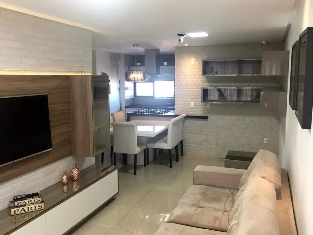 Apartamento mobiliado para aluguel, 03 quartos, projetados, área de lazer em Estados