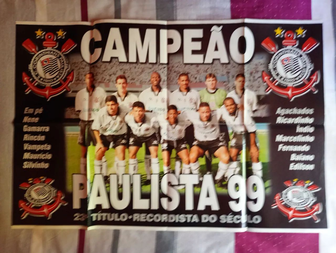 Revista do Timão Campeão Paulista 99 - Foto 3