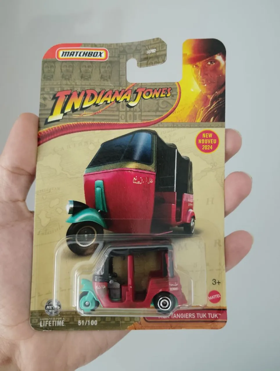Carrinho Matchbox Indiana Jones Tuk Tuk