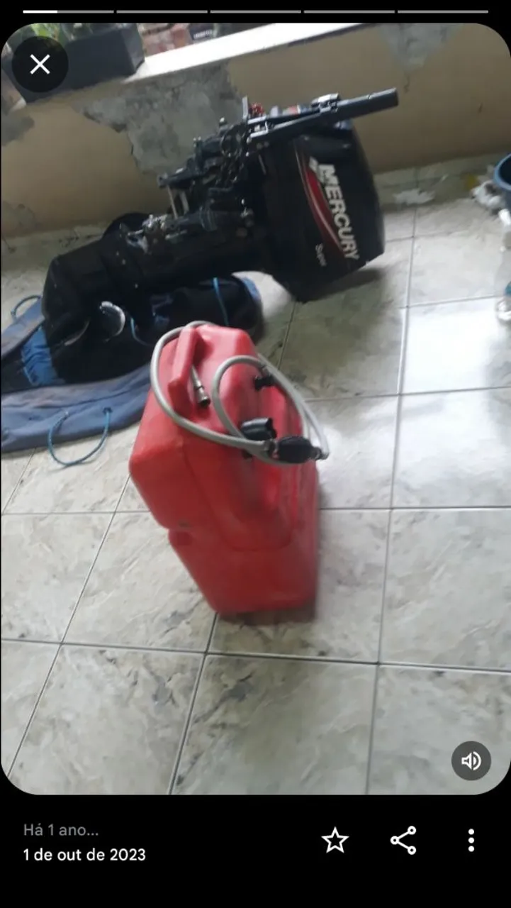 Motor De Popa Mercury Super 15 18Hp