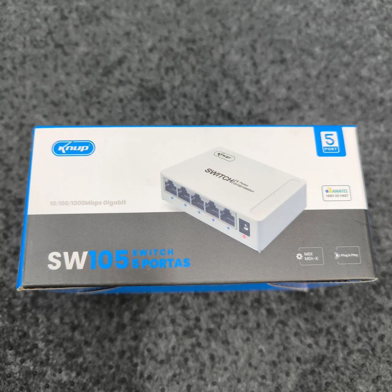 Switch de rede gigabit 5 portas 