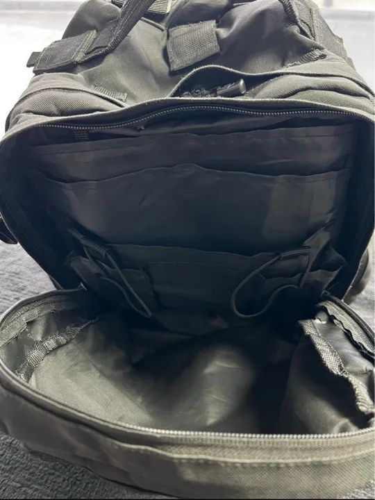 Mochila Preta Tática Impermeável - Foto 5